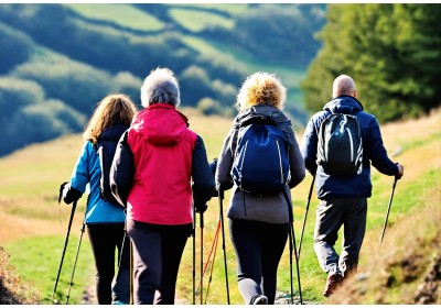 Chastel/Murat und St. Antoine Kapelle - Nordic Walking Wanderung