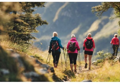 Chastel/Murat und St. Antoine Kapelle - Nordic Walking Wanderung
