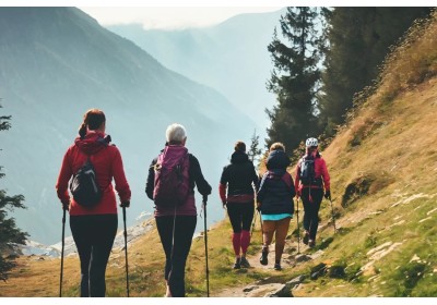Chastel/Murat und St. Antoine Kapelle - Nordic Walking Wanderung