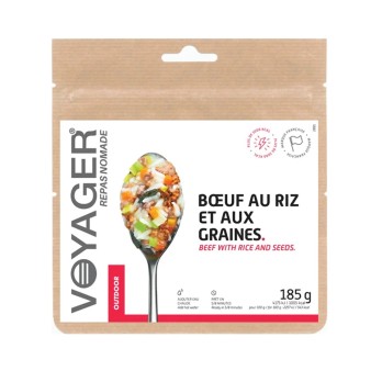 Boeuf au riz et aux graines