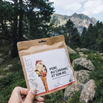Porc au caramel et son riz