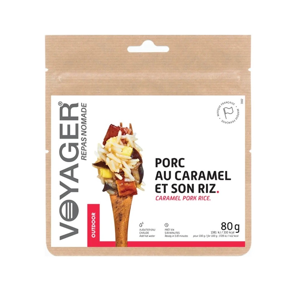 Porc au caramel et son riz