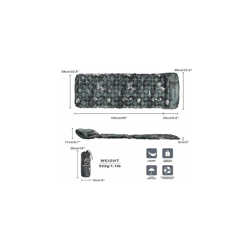 Matelas gonflable bivouac